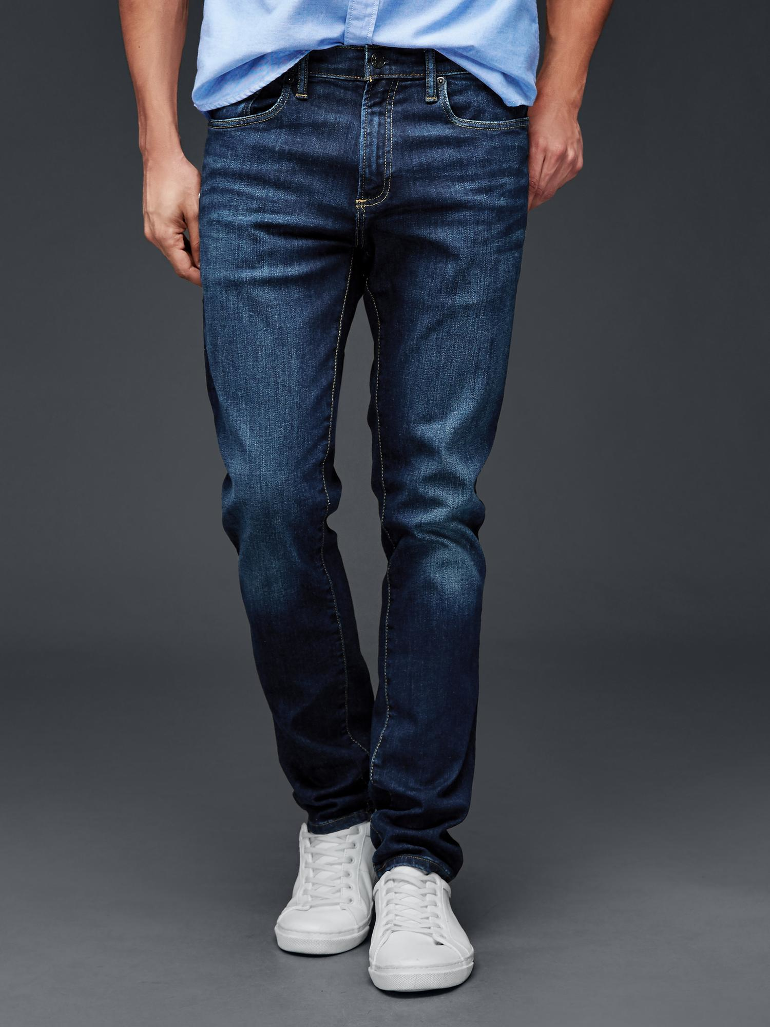Lyst Gap Washwell Skinny Fit Jeans (stretch) in Blue for Men